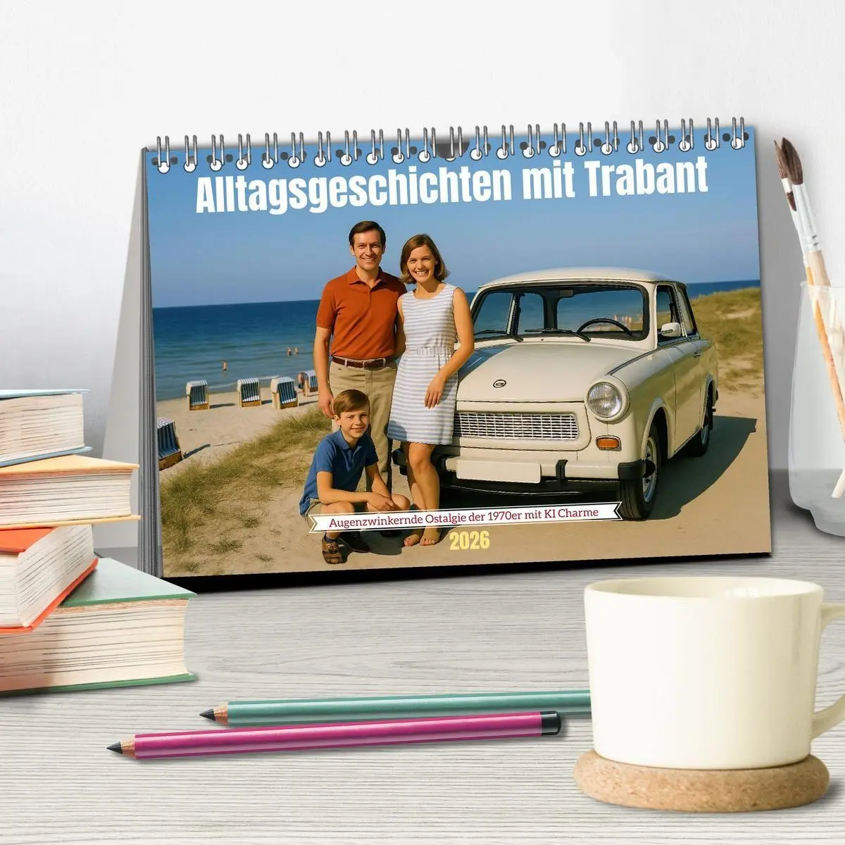 Bild: 9783516706901 | Alltagsgeschichten mit Trabant (Tischkalender 2026 DIN A5 quer),...