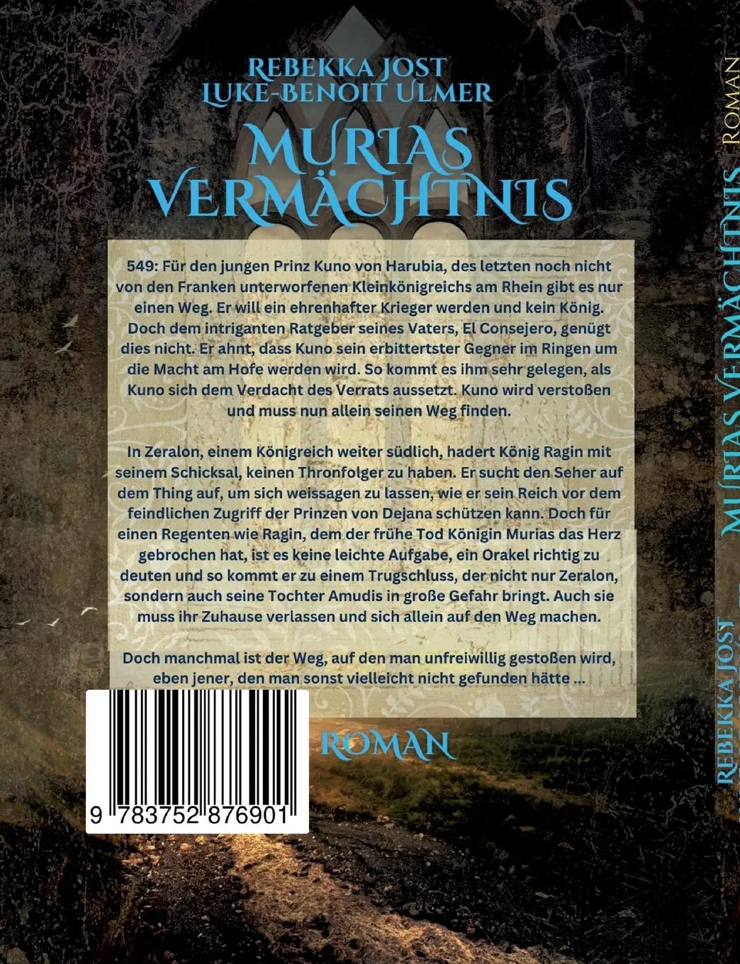 Rückseite: 9783752876901 | Murias Vermächtnis | Roman | Rebekka Jost (u. a.) | Taschenbuch | 2023
