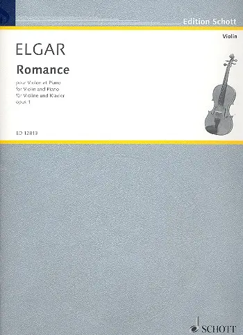 Cover: 9790220126901 | Romance op. 1 | Edward Elgar | Buch | 2007 | Schott Music London