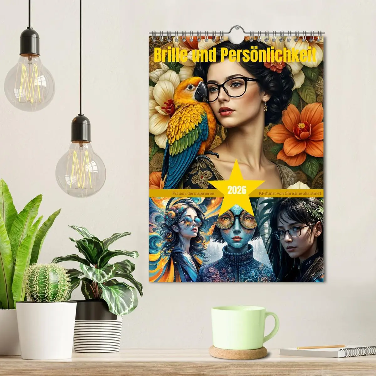 Bild: 9783457297001 | Brille und Persönlichkeit (Wandkalender 2026 DIN A4 hoch), CALVENDO...
