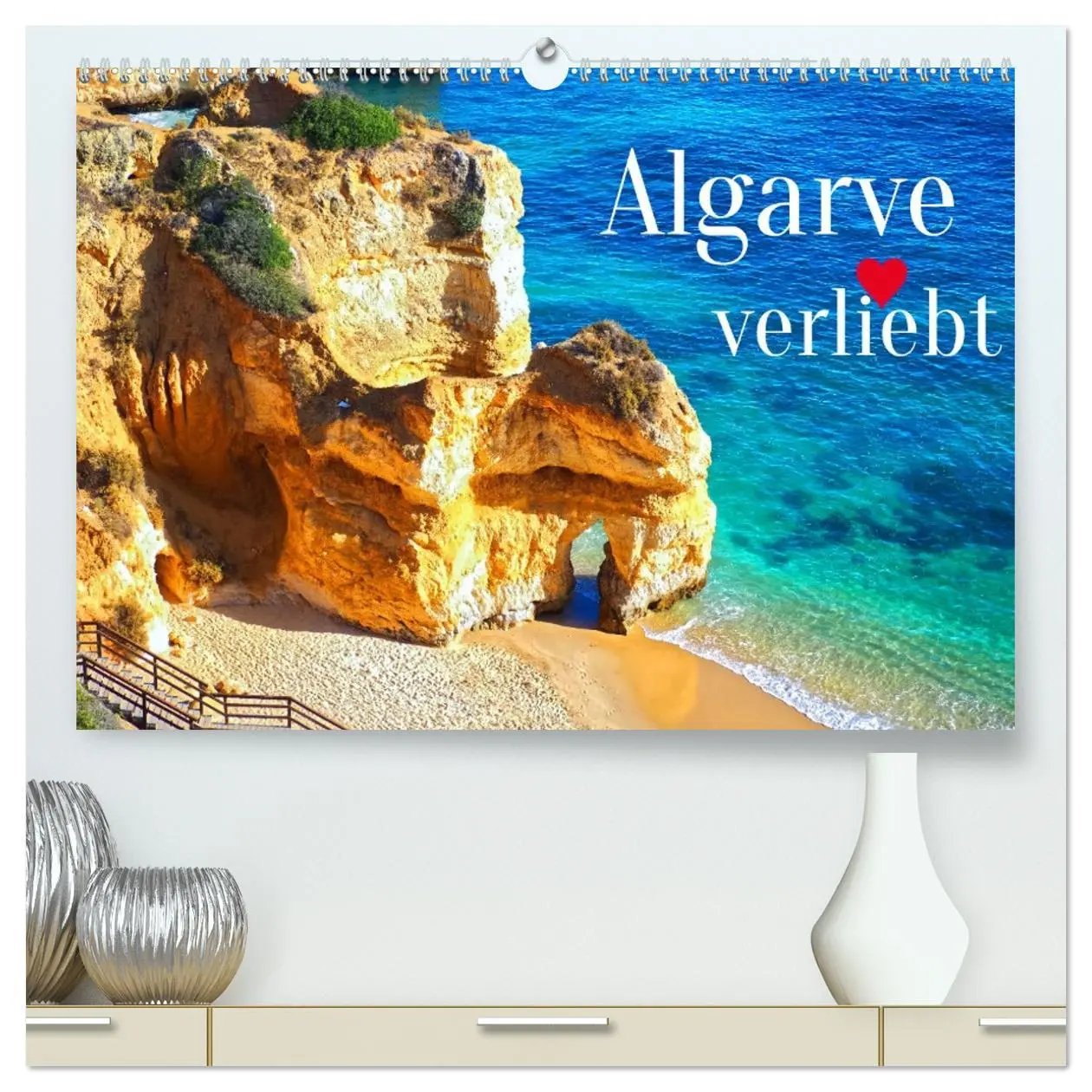 Cover: 9783457437001 | Algarve verliebt (hochwertiger Premium Wandkalender 2026 DIN A2...