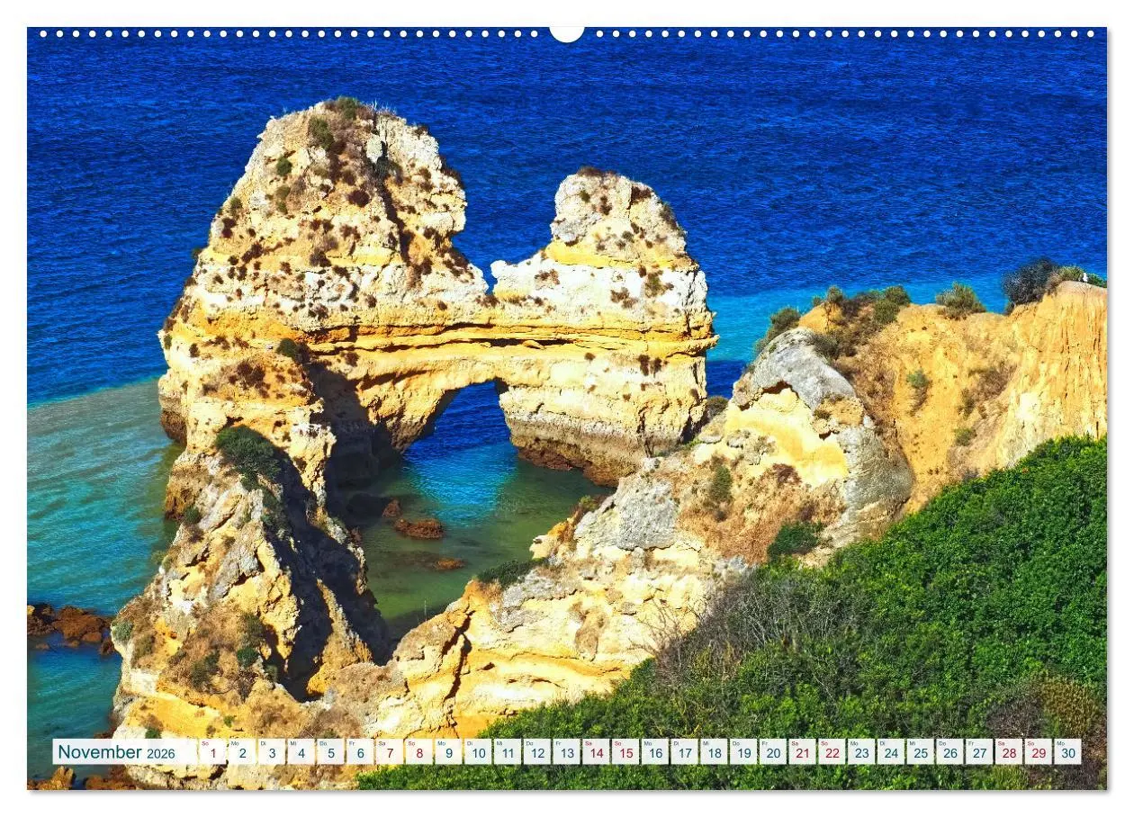 Bild: 9783457437001 | Algarve verliebt (hochwertiger Premium Wandkalender 2026 DIN A2...
