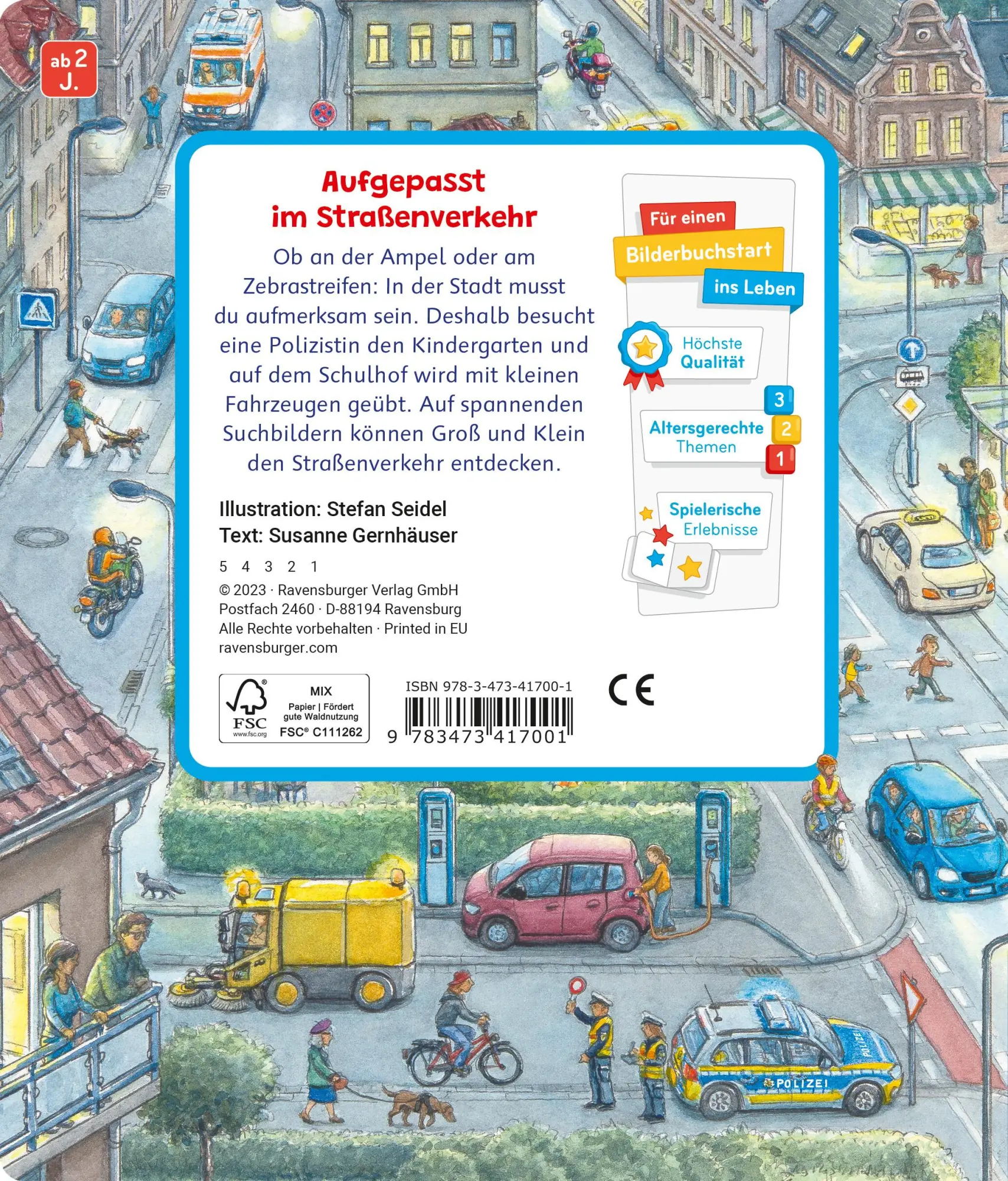 Rückseite: 9783473417001 | Sachen suchen - Im Straßenverkehr | Susanne Gernhäuser | Buch | 24 S.