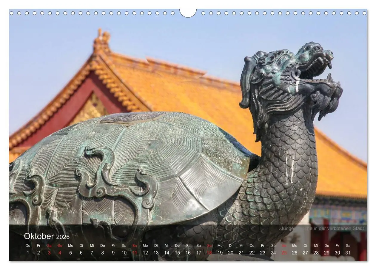 Bild: 9783516147001 | Erlebe China (Wandkalender 2026 DIN A3 quer), CALVENDO Monatskalender