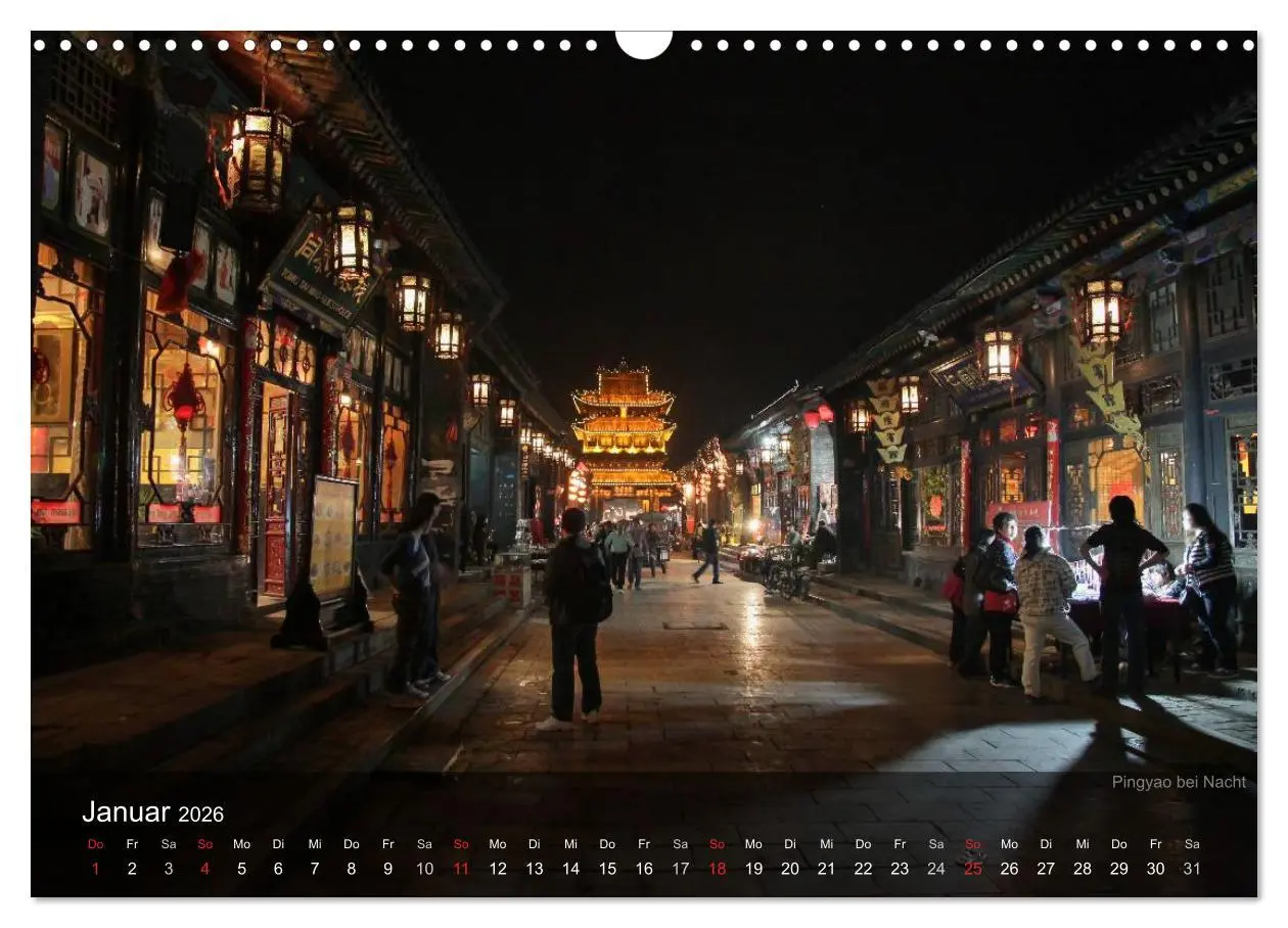 Bild: 9783516147001 | Erlebe China (Wandkalender 2026 DIN A3 quer), CALVENDO Monatskalender