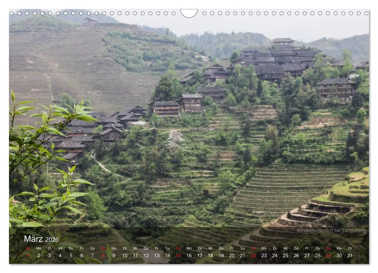 Bild: 9783516147001 | Erlebe China (Wandkalender 2026 DIN A3 quer), CALVENDO Monatskalender