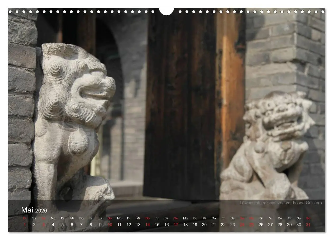 Bild: 9783516147001 | Erlebe China (Wandkalender 2026 DIN A3 quer), CALVENDO Monatskalender