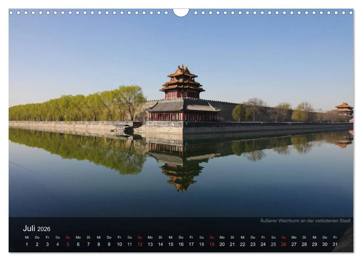 Bild: 9783516147001 | Erlebe China (Wandkalender 2026 DIN A3 quer), CALVENDO Monatskalender