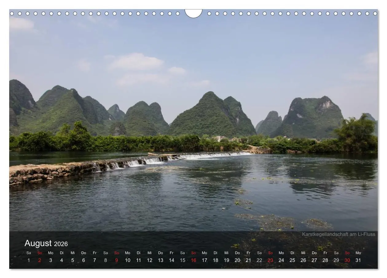 Bild: 9783516147001 | Erlebe China (Wandkalender 2026 DIN A3 quer), CALVENDO Monatskalender