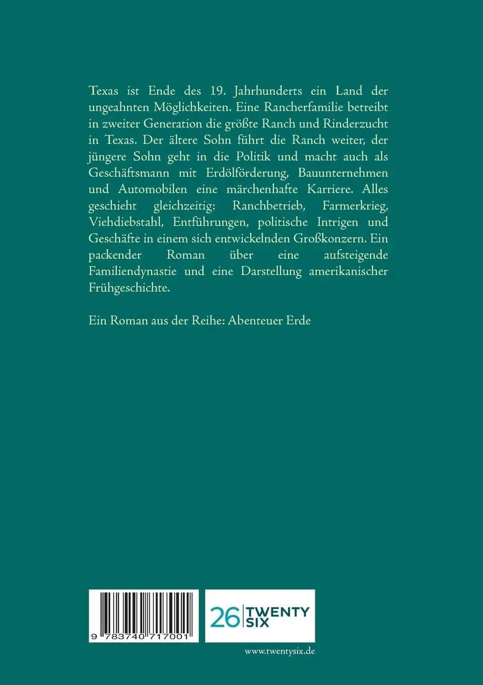 Rückseite: 9783740717001 | Weites Land und raues Leben | Karl-Wilhelm Rosberg | Taschenbuch