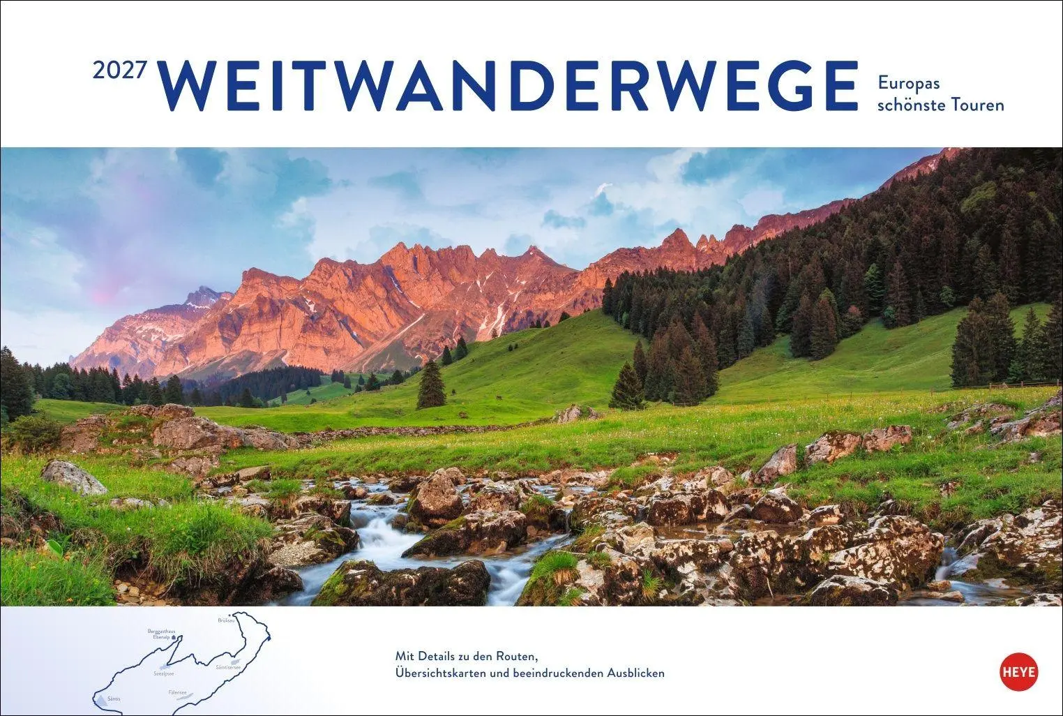 Cover: 9783756417001 | Weitwanderwege Edition Kalender 2027 | Kalender | 15 S. | Deutsch