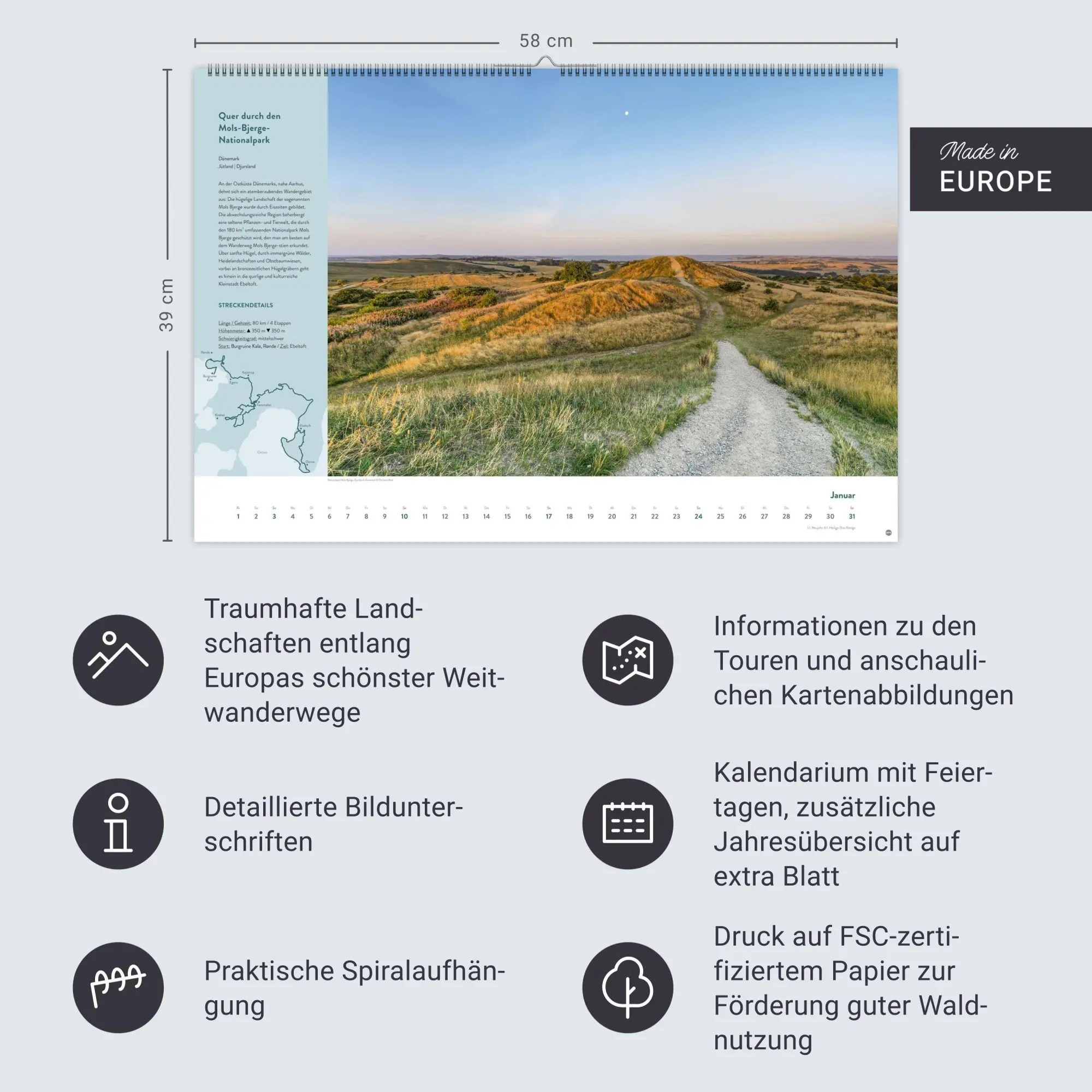 Bild: 9783756417001 | Weitwanderwege Edition Kalender 2027 | Kalender | 15 S. | Deutsch