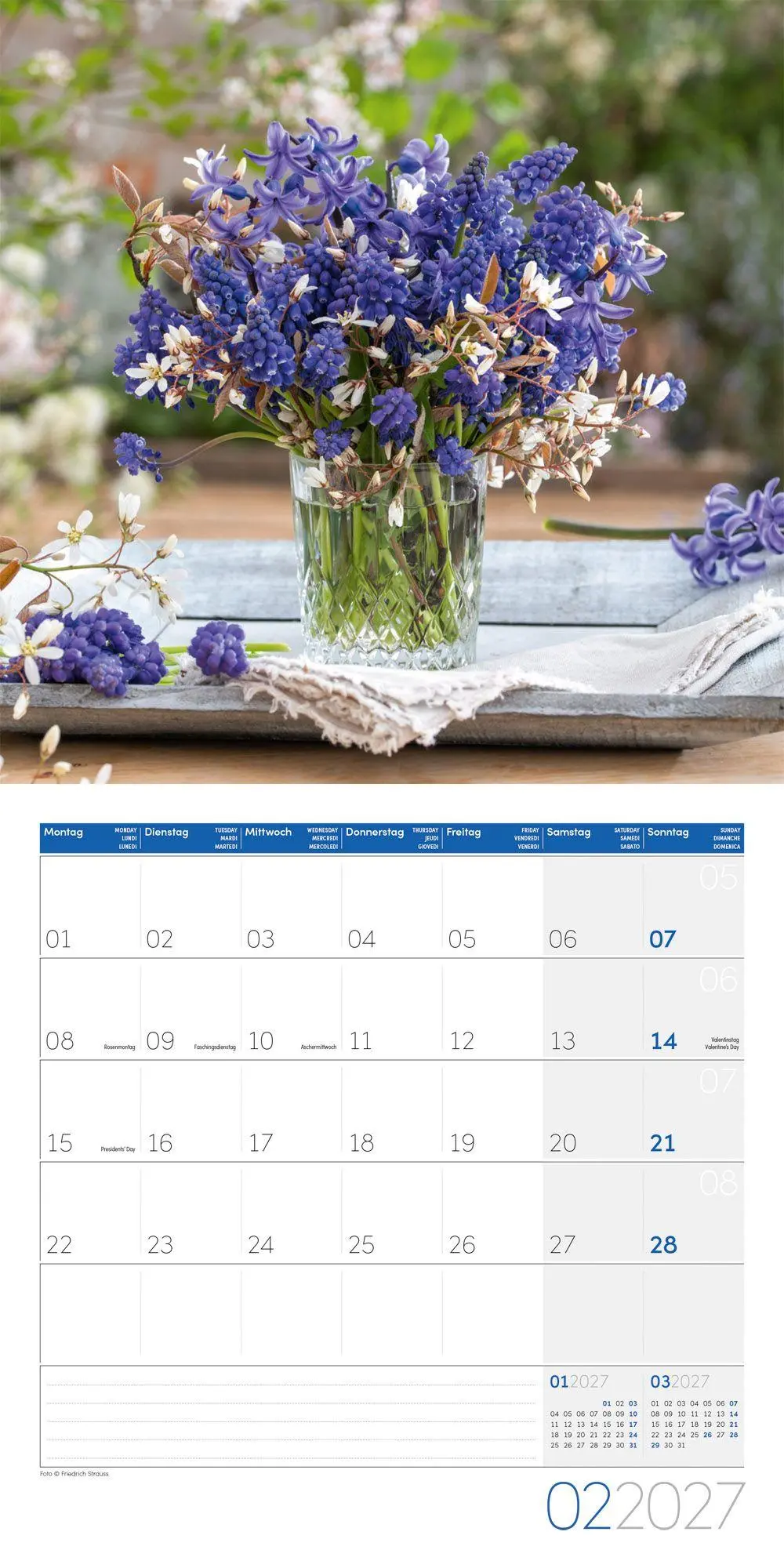 Bild: 9783838447001 | Blumenzauber Kalender 2027 - 30x30 - Art12 | GmbH | Kalender | 28 S.
