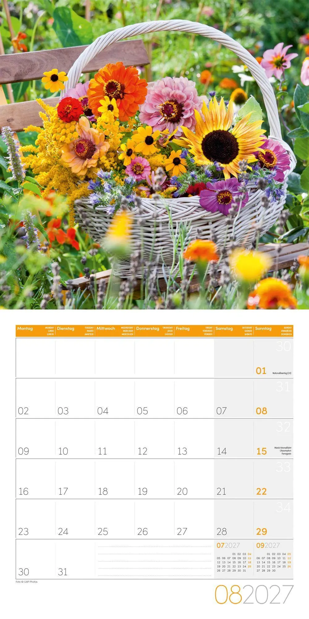 Bild: 9783838447001 | Blumenzauber Kalender 2027 - 30x30 - Art12 | GmbH | Kalender | 28 S.