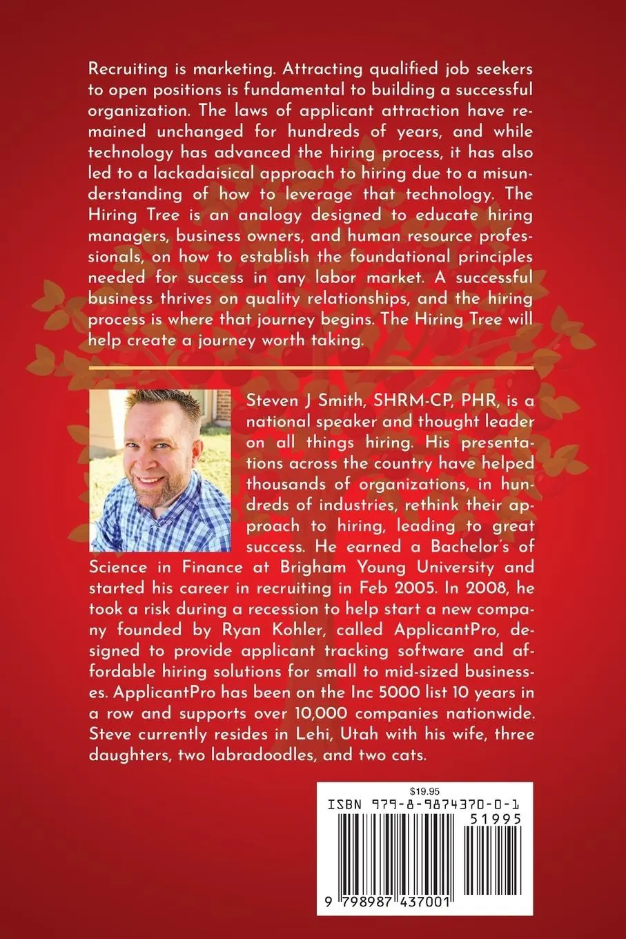Rückseite: 9798987437001 | The Hiring Tree | Laws of Applicant Attraction | Steven J Smith | Buch