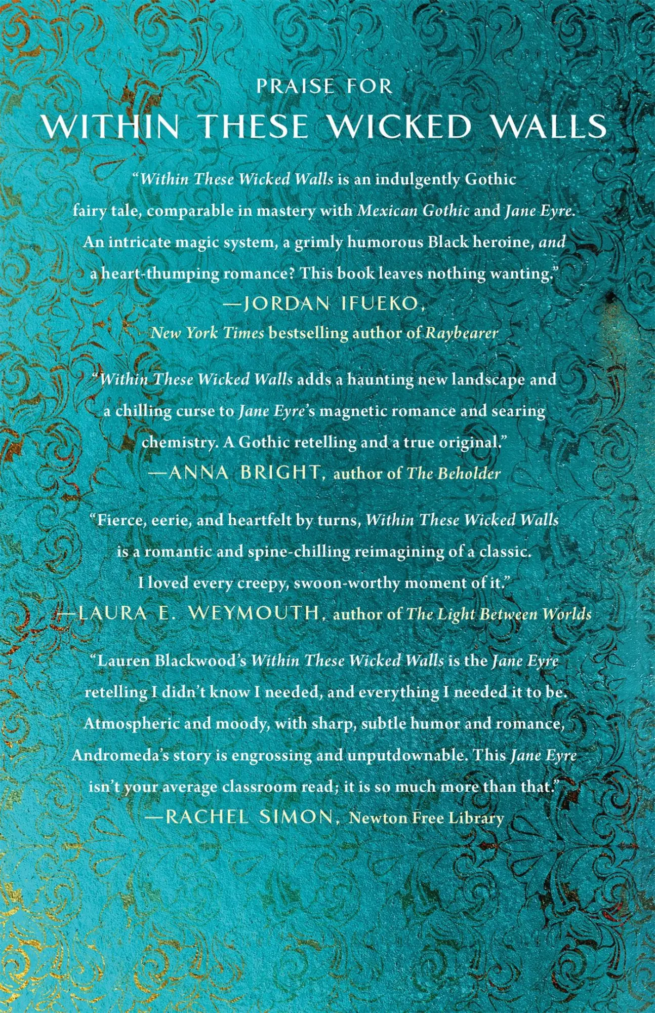 Rückseite: 9781250787101 | Within These Wicked Walls | Lauren Blackwood | Buch | Gebunden | 2021