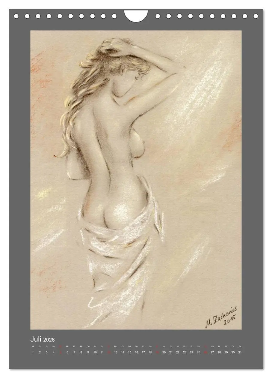 Bild: 9783516447101 | Erotische Malerei - Akt und Dessous (Wandkalender 2026 DIN A4...