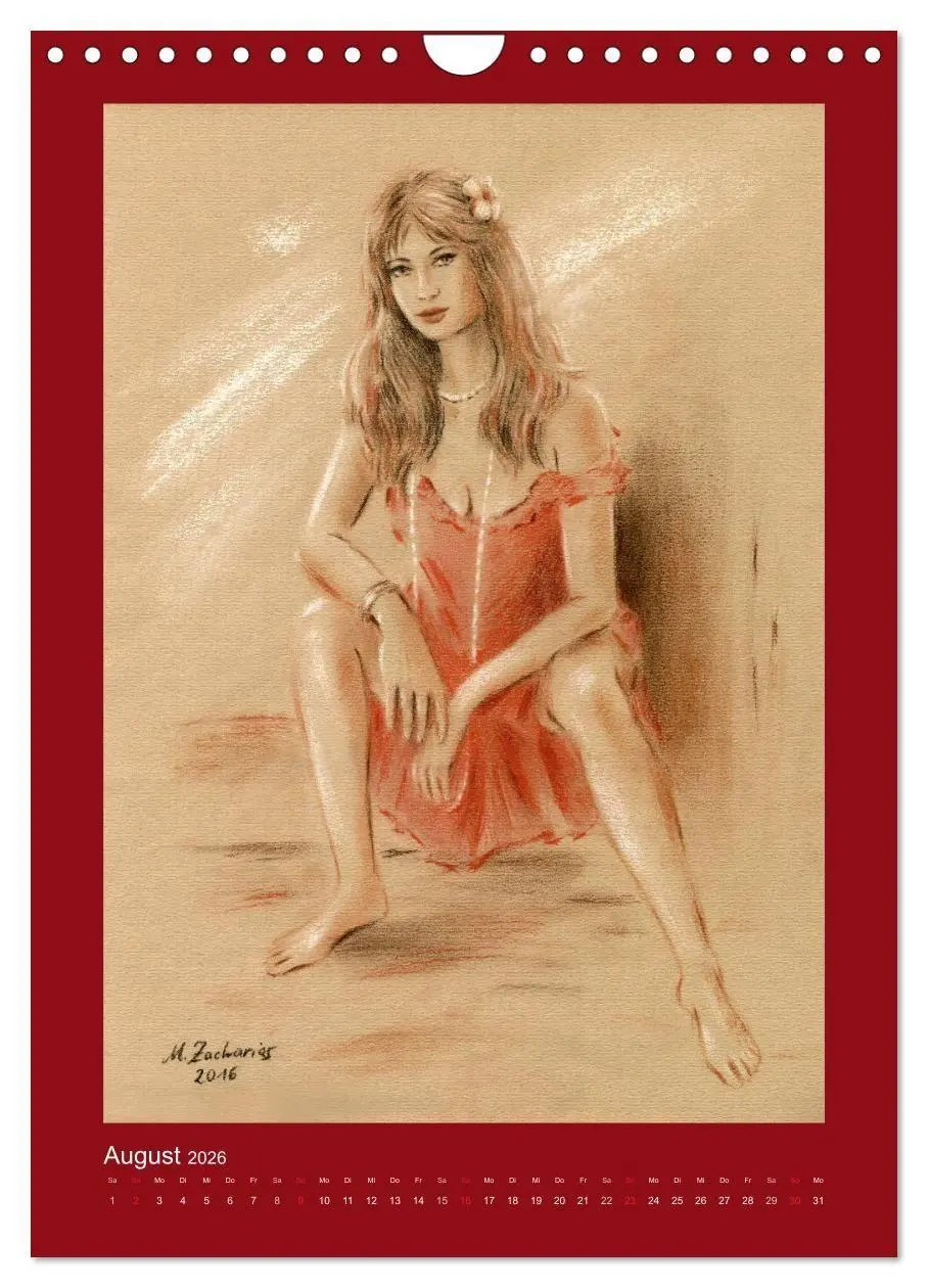Bild: 9783516447101 | Erotische Malerei - Akt und Dessous (Wandkalender 2026 DIN A4...