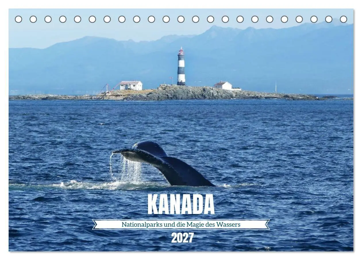 Cover: 9783594357101 | Kanada Nationalparks und die Magie des Wassers (Tischkalender 2027...