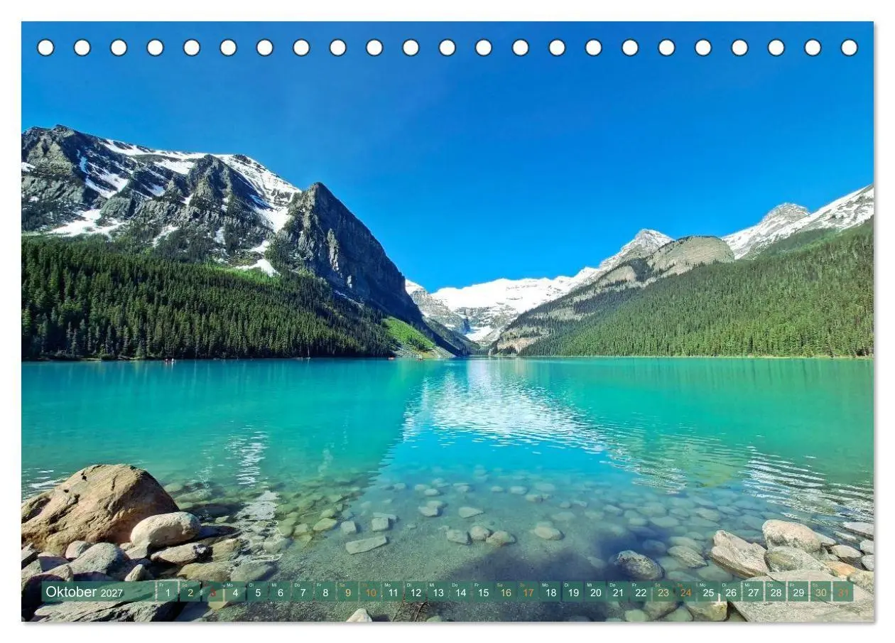 Bild: 9783594357101 | Kanada Nationalparks und die Magie des Wassers (Tischkalender 2027...