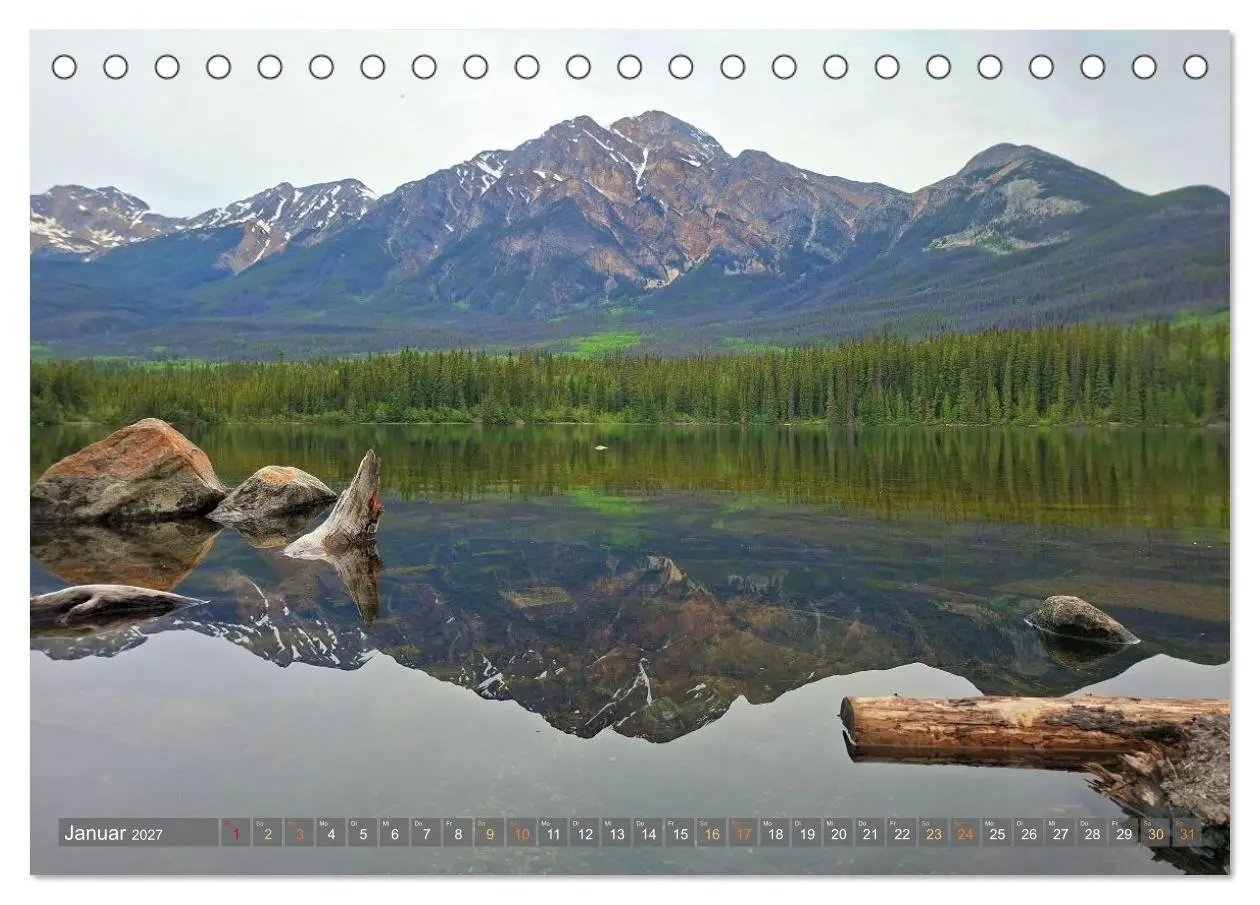 Bild: 9783594357101 | Kanada Nationalparks und die Magie des Wassers (Tischkalender 2027...