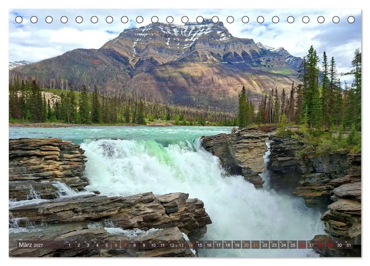 Bild: 9783594357101 | Kanada Nationalparks und die Magie des Wassers (Tischkalender 2027...