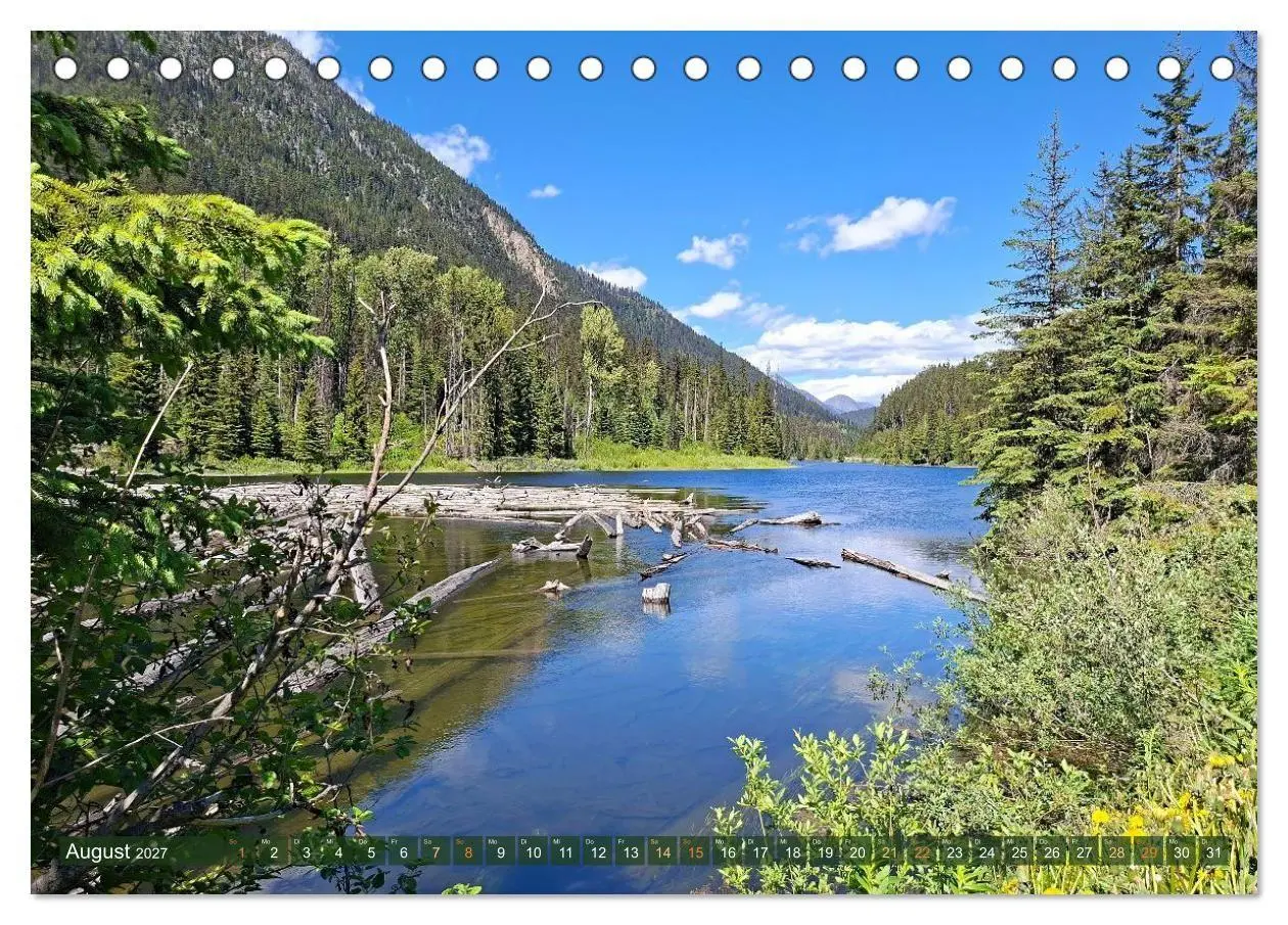 Bild: 9783594357101 | Kanada Nationalparks und die Magie des Wassers (Tischkalender 2027...