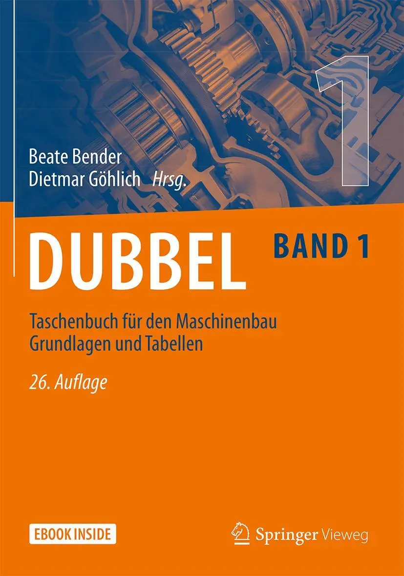 Cover: 9783662597101 | Dubbel Taschenbuch für den Maschinenbau Grundlagen und Tabellen | 2020