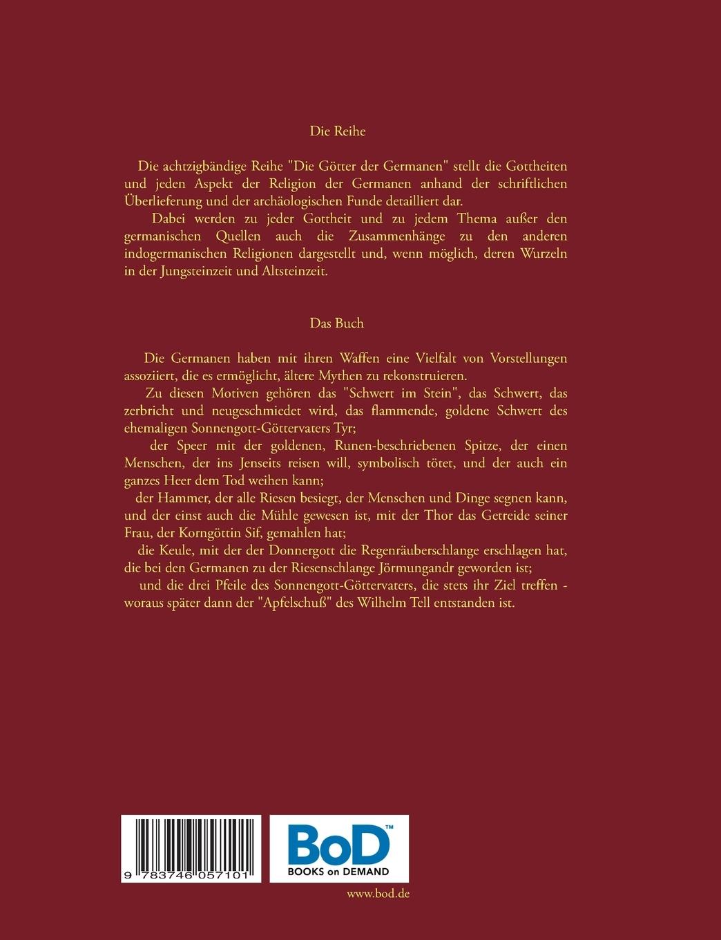 Rückseite: 9783746057101 | Magische Angriffs-Waffen | Die Götter der Germanen - Band 66 a | Buch