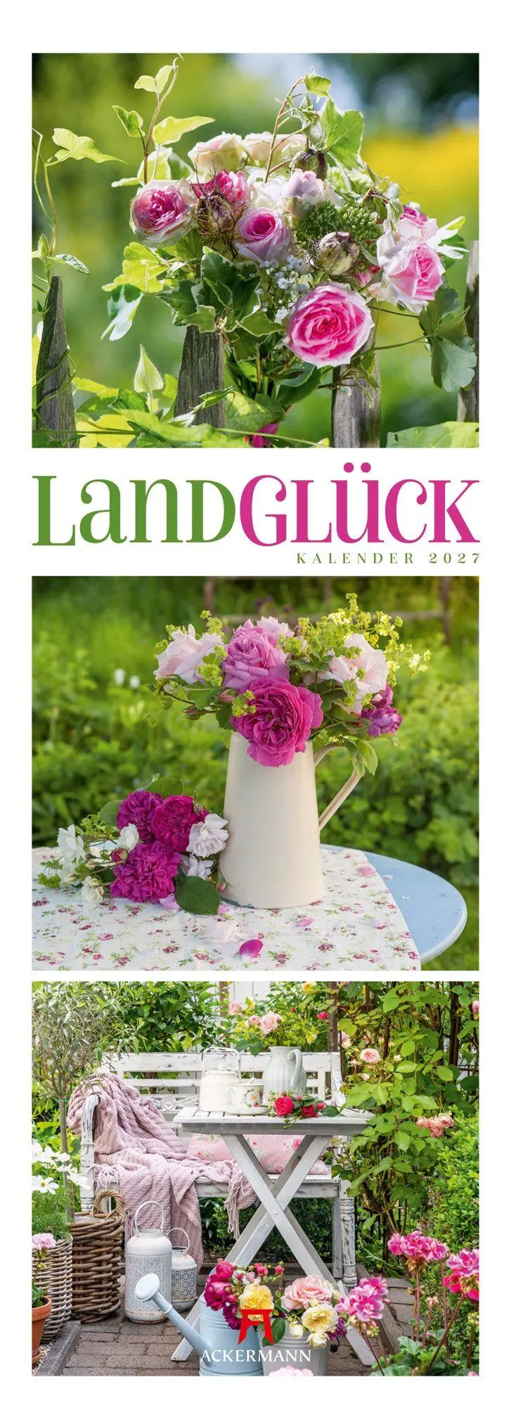 Cover: 9783838437101 | LandGlück Triplet-Kalender 2027 | Ackermann Kunstverlag GmbH | 14 S.