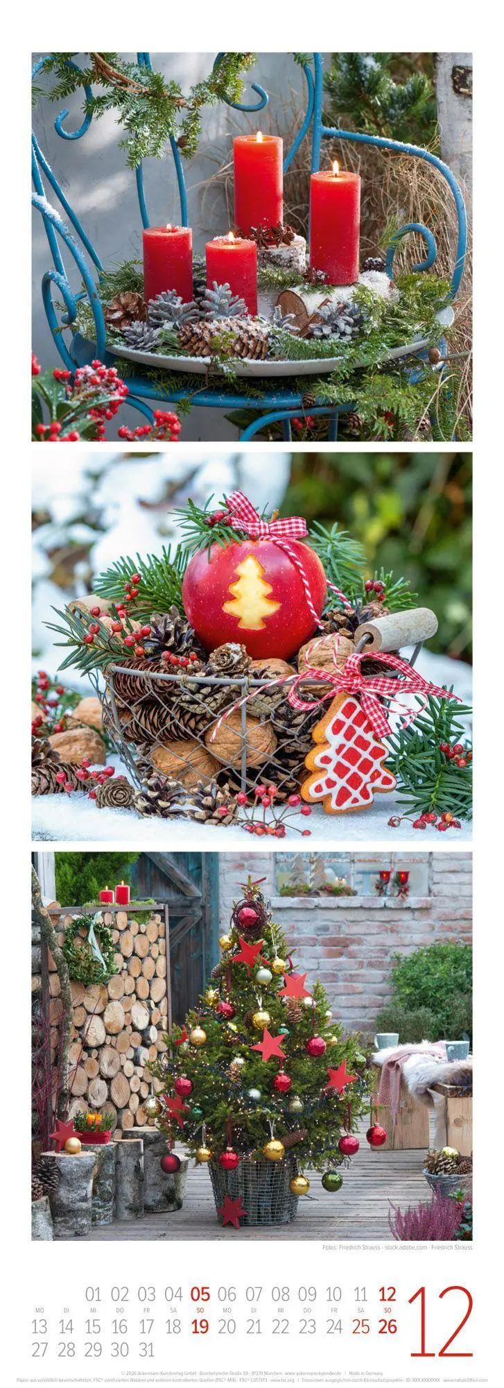 Bild: 9783838437101 | LandGlück Triplet-Kalender 2027 | Ackermann Kunstverlag GmbH | 14 S.