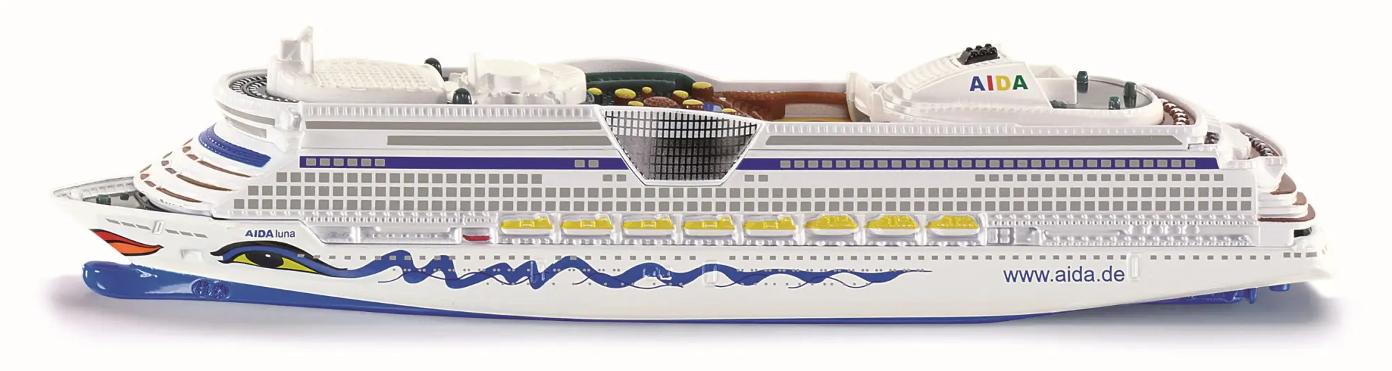 Cover: 4006874017201 | SIKU 1720 - Kreuzfahrtschiff AIDA, L 18,2 x B 2,3 x H 3,8 cm | 1720