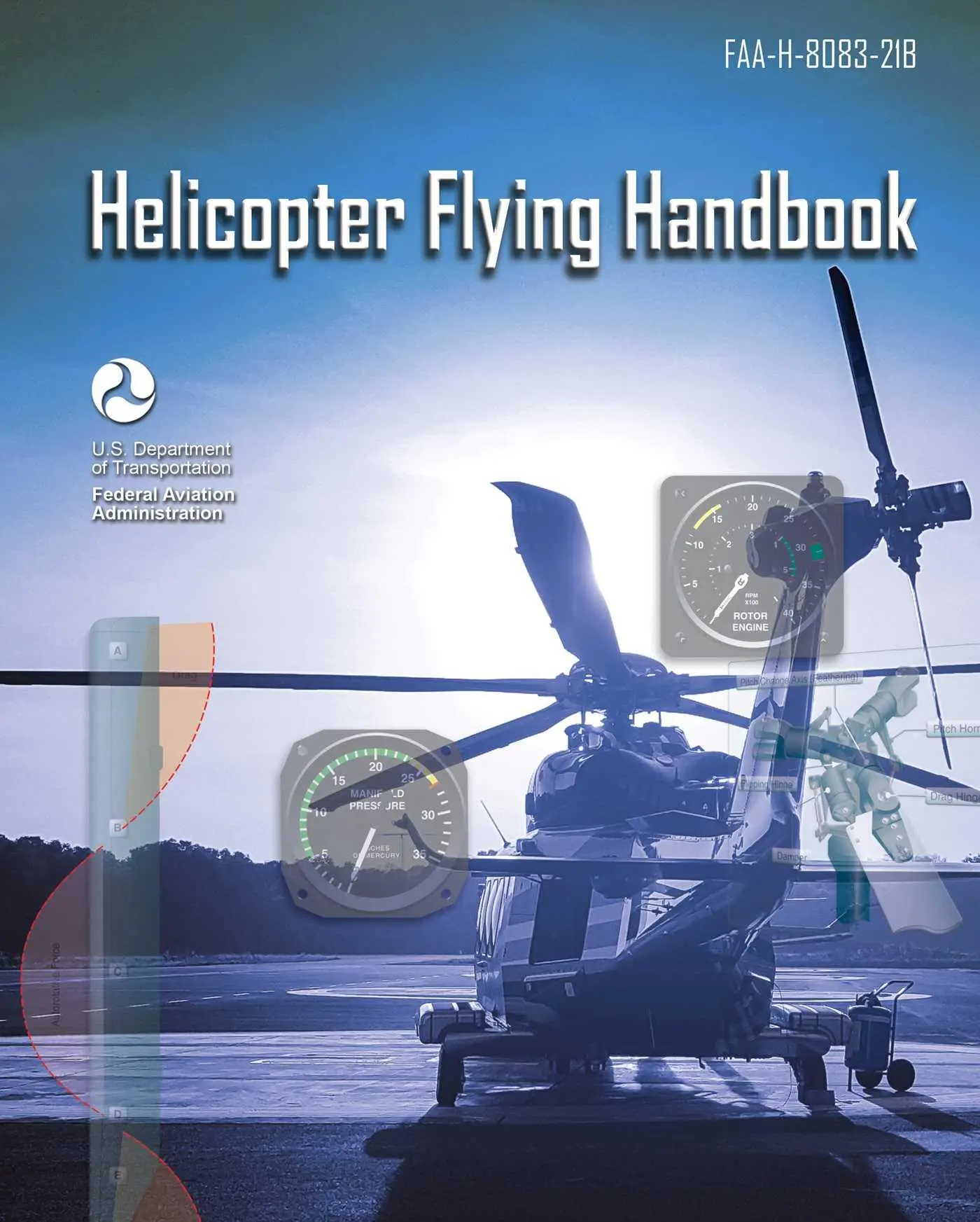 Cover: 9781510767201 | Helicopter Flying Handbook | Faa-H-8083-21b | Administration | Buch