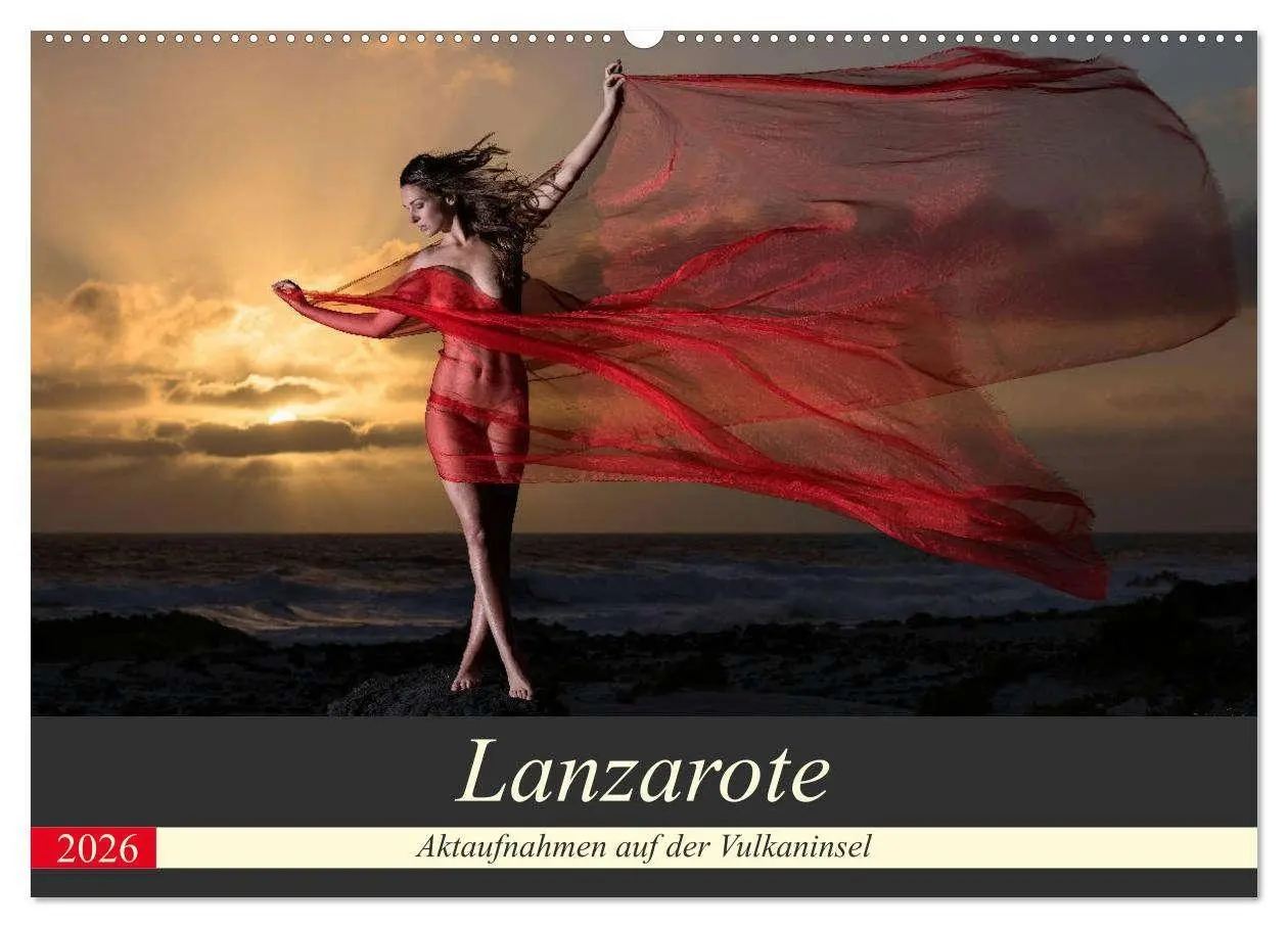 Cover: 9783457897201 | Lanzarote - Aktaufnahmen auf der Vulkaninsel (Wandkalender 2026 DIN...