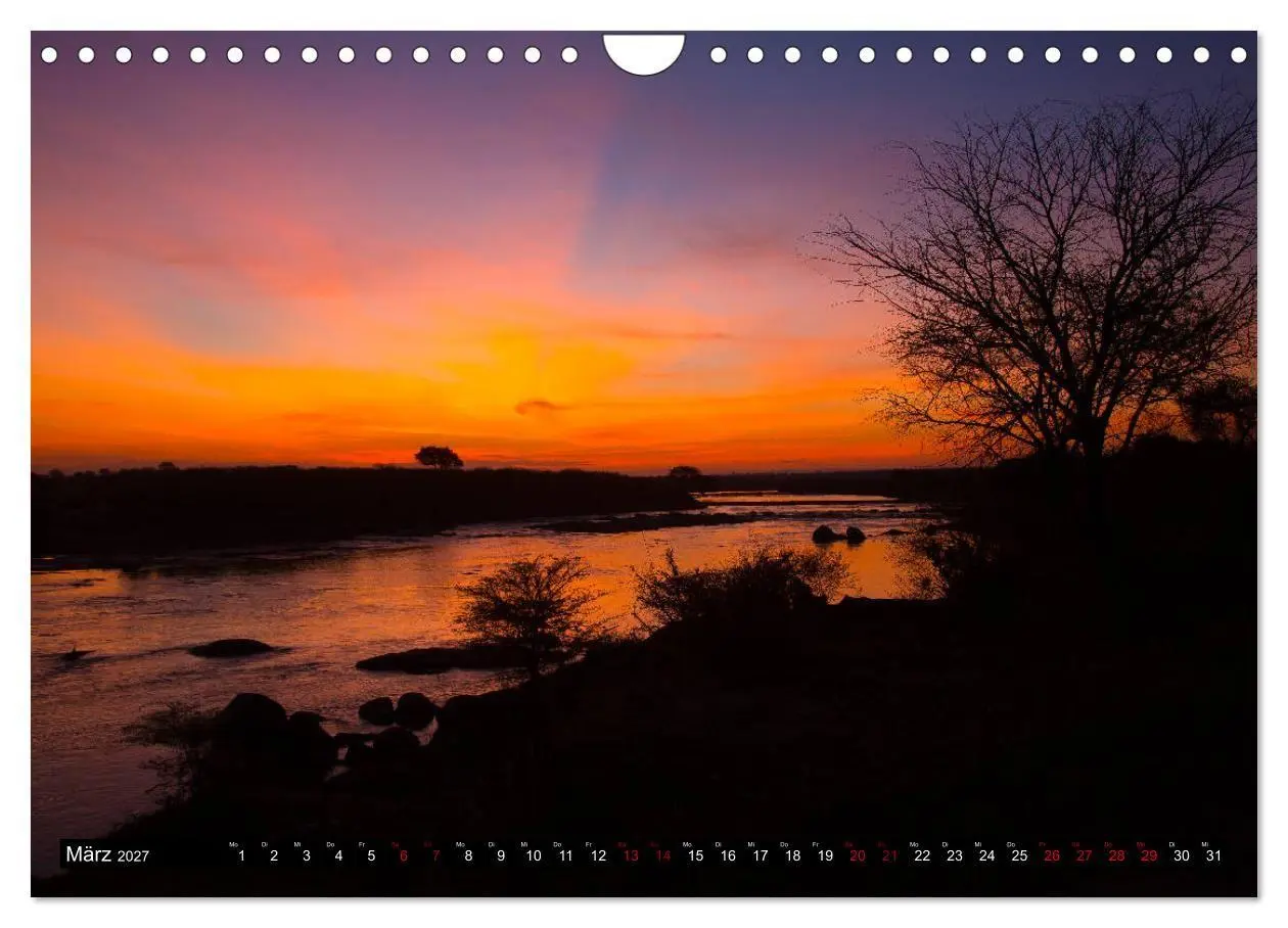 Bild: 9783569767201 | Tansania - Tierwanderung in der Serengeti (Wandkalender 2027 DIN A4...