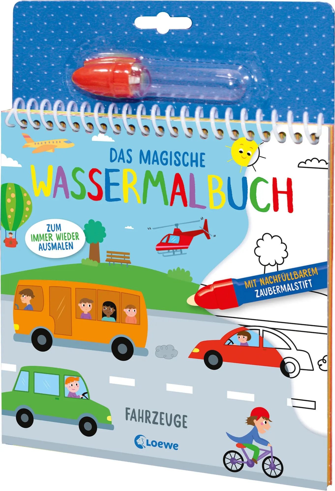 Cover: 9783743217201 | Das magische Wassermalbuch - Fahrzeuge | Taschenbuch | 14 S. | Deutsch