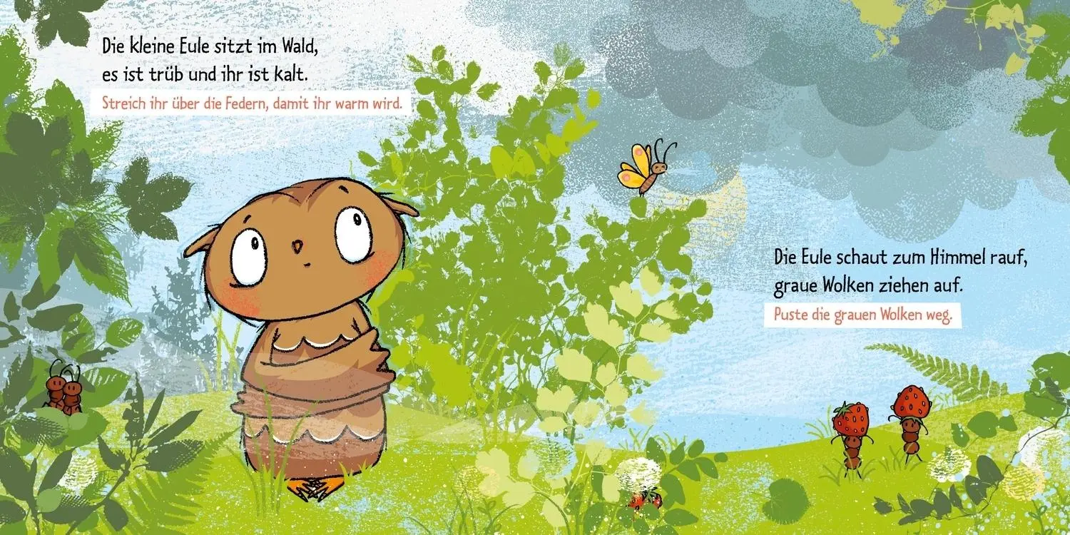 Bild: 9783751207201 | Die kleine Eule. Puste, klopfe, klatsche! | Ein Mitmachbuch | Weber