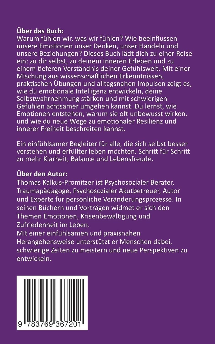 Rückseite: 9783769367201 | Emotionen verstehen und meistern | Wege zur inneren Balance | Buch