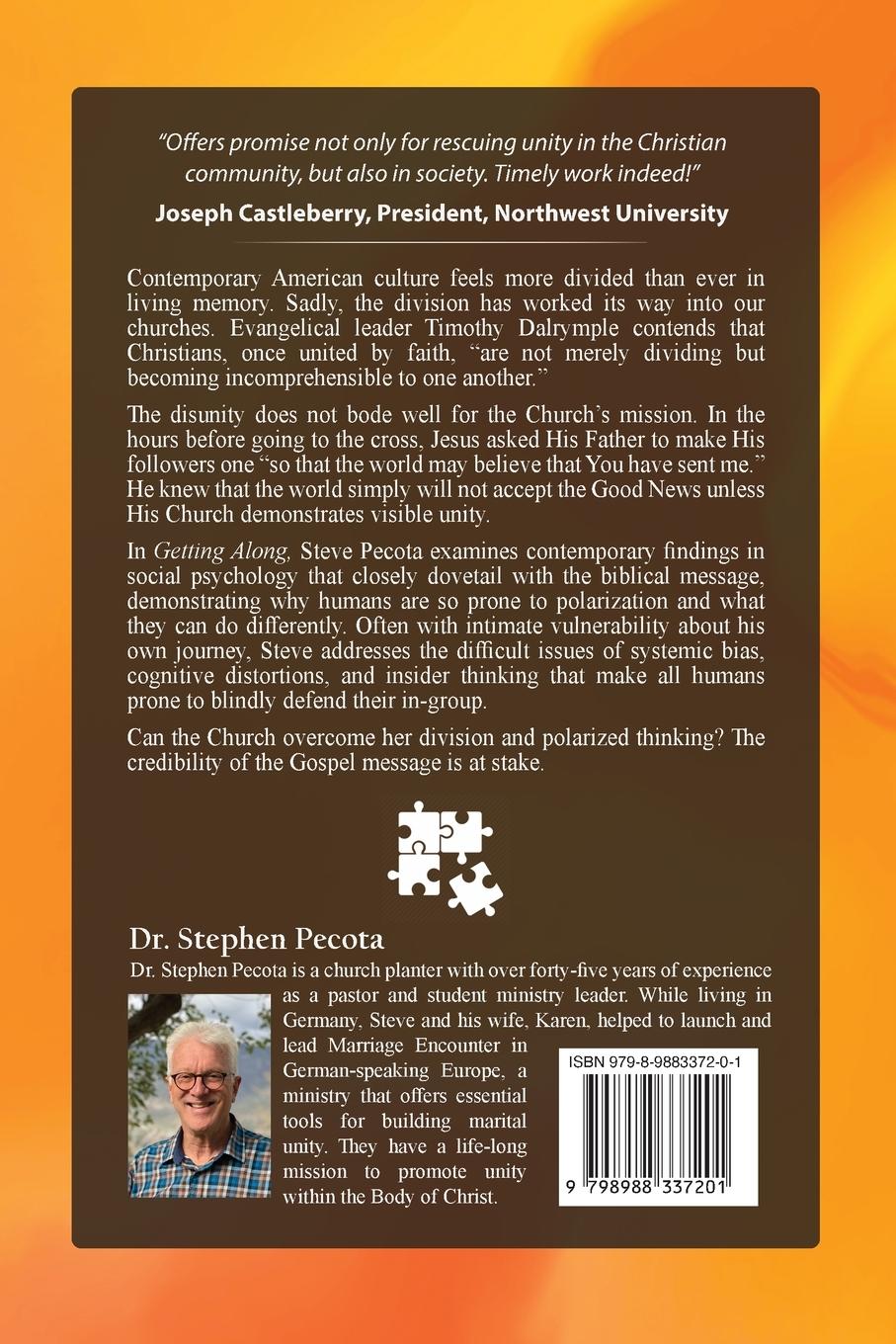 Rückseite: 9798988337201 | Getting Along | The Church's Quest for Unity in a Polarized World