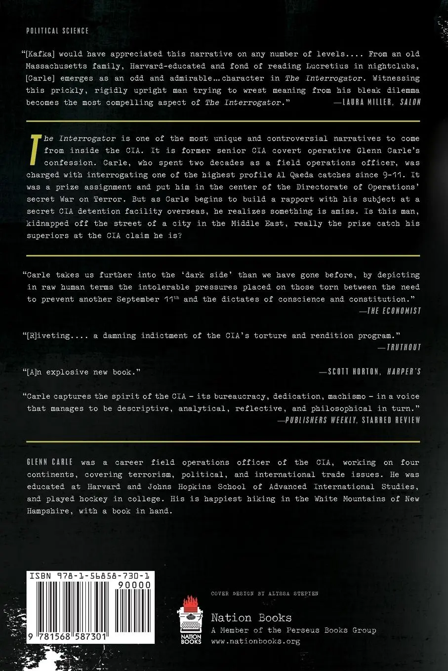 Rückseite: 9781568587301 | The Interrogator | An Education | Glenn L. Carle | Taschenbuch | 2012