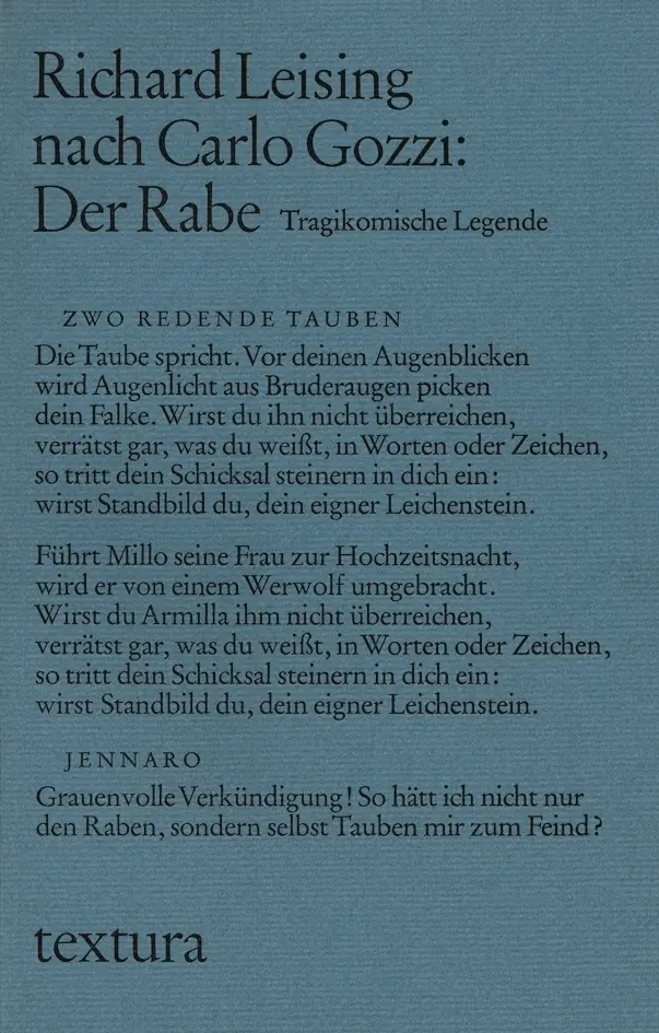 Cover: 9783406607301 | Der Rabe | Tragikomische Legende | Richard Leising (u. a.) | Buch