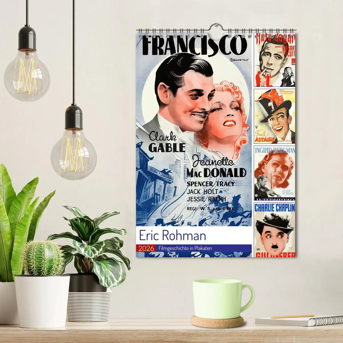 Bild: 9783457267301 | Eric Rohman - Filmgeschichte in Plakaten (Wandkalender 2026 DIN A4...
