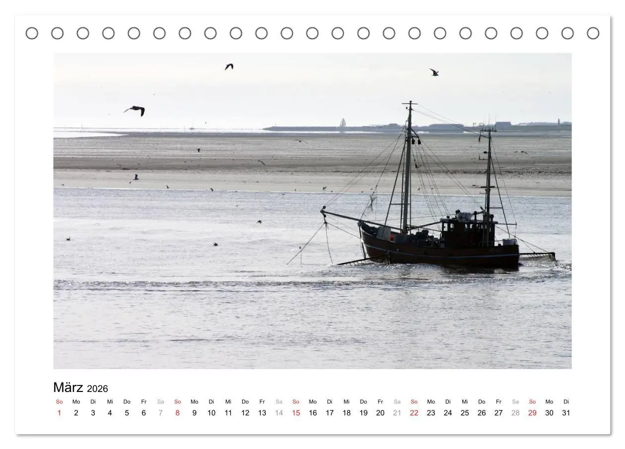 Bild: 9783516047301 | JUIST - Ansichten einer Insel (Tischkalender 2026 DIN A5 quer),...