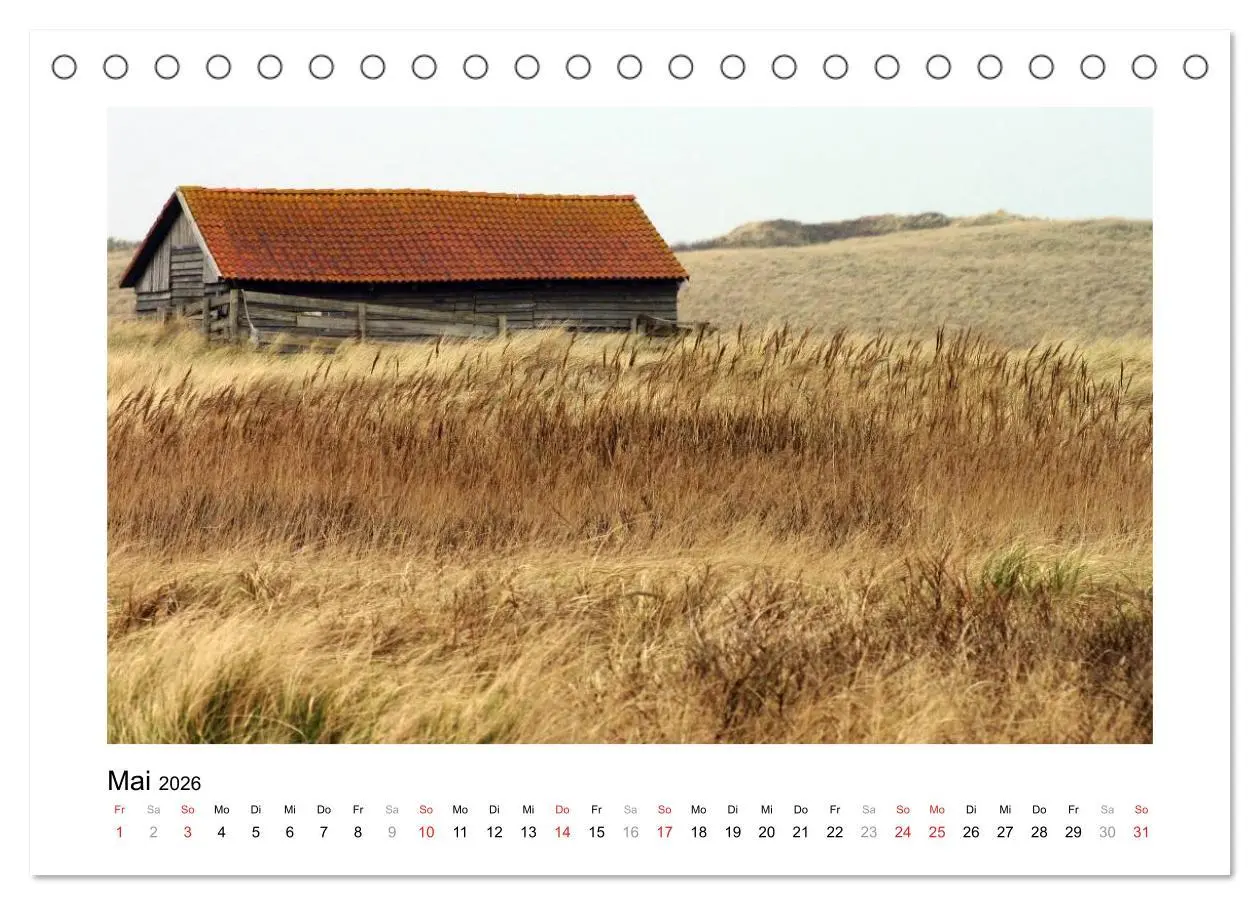 Bild: 9783516047301 | JUIST - Ansichten einer Insel (Tischkalender 2026 DIN A5 quer),...