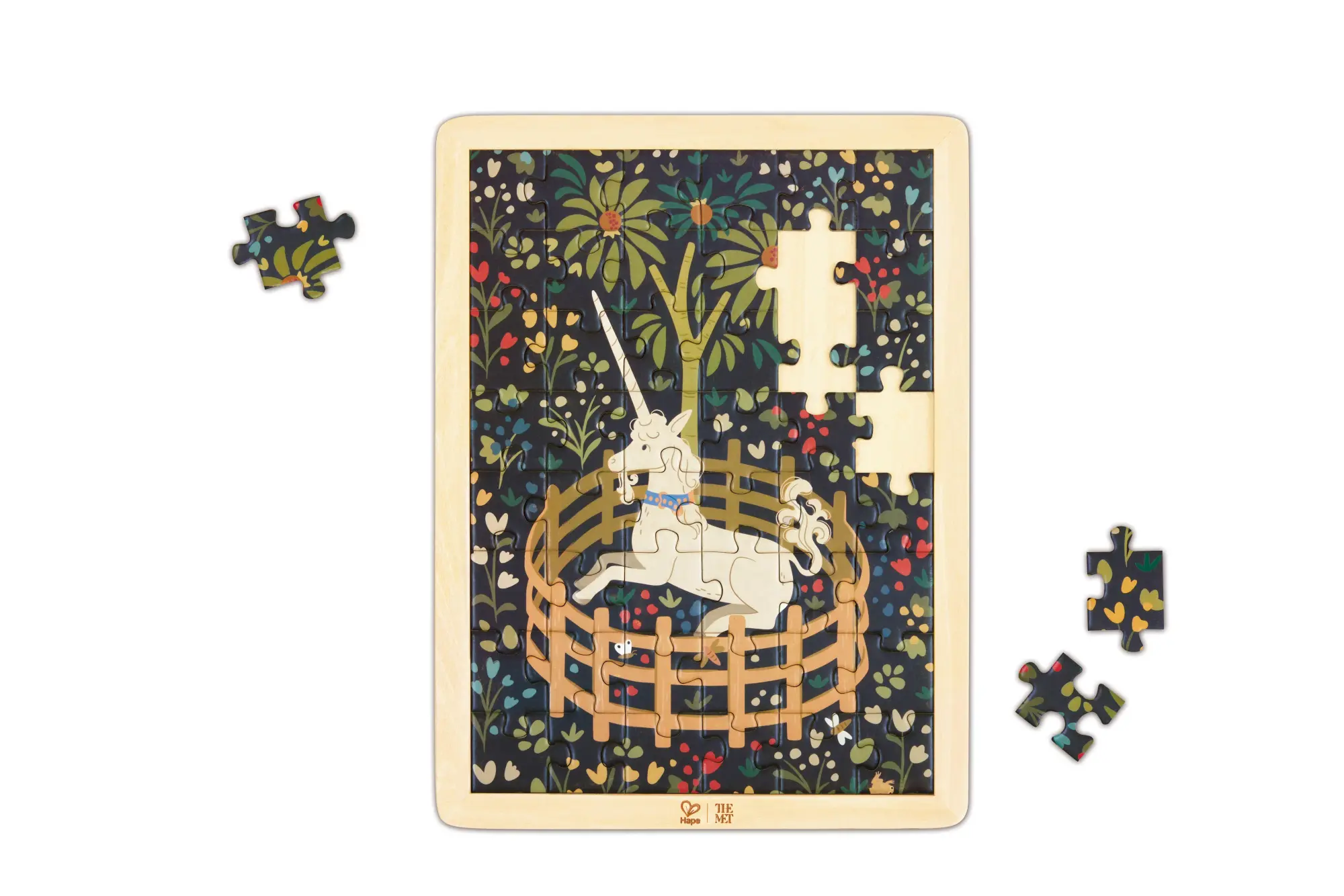 Bild: 6943478057401 | The Met: Puzzle "Das Einhorn ruht in einem Garten" - 48 Teile | Spiel