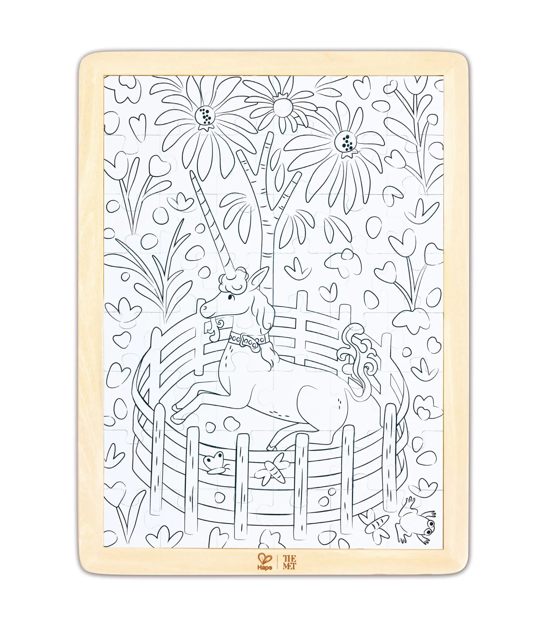 Bild: 6943478057401 | The Met: Puzzle "Das Einhorn ruht in einem Garten" - 48 Teile | Spiel