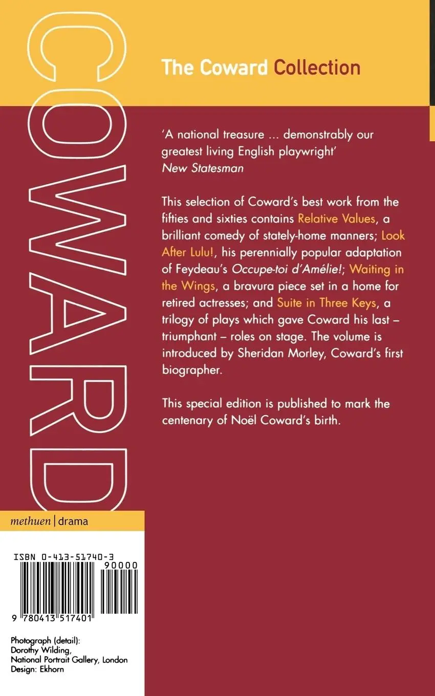 Rückseite: 9780413517401 | Coward Plays | Noel Coward (u. a.) | Taschenbuch | Englisch | 2006