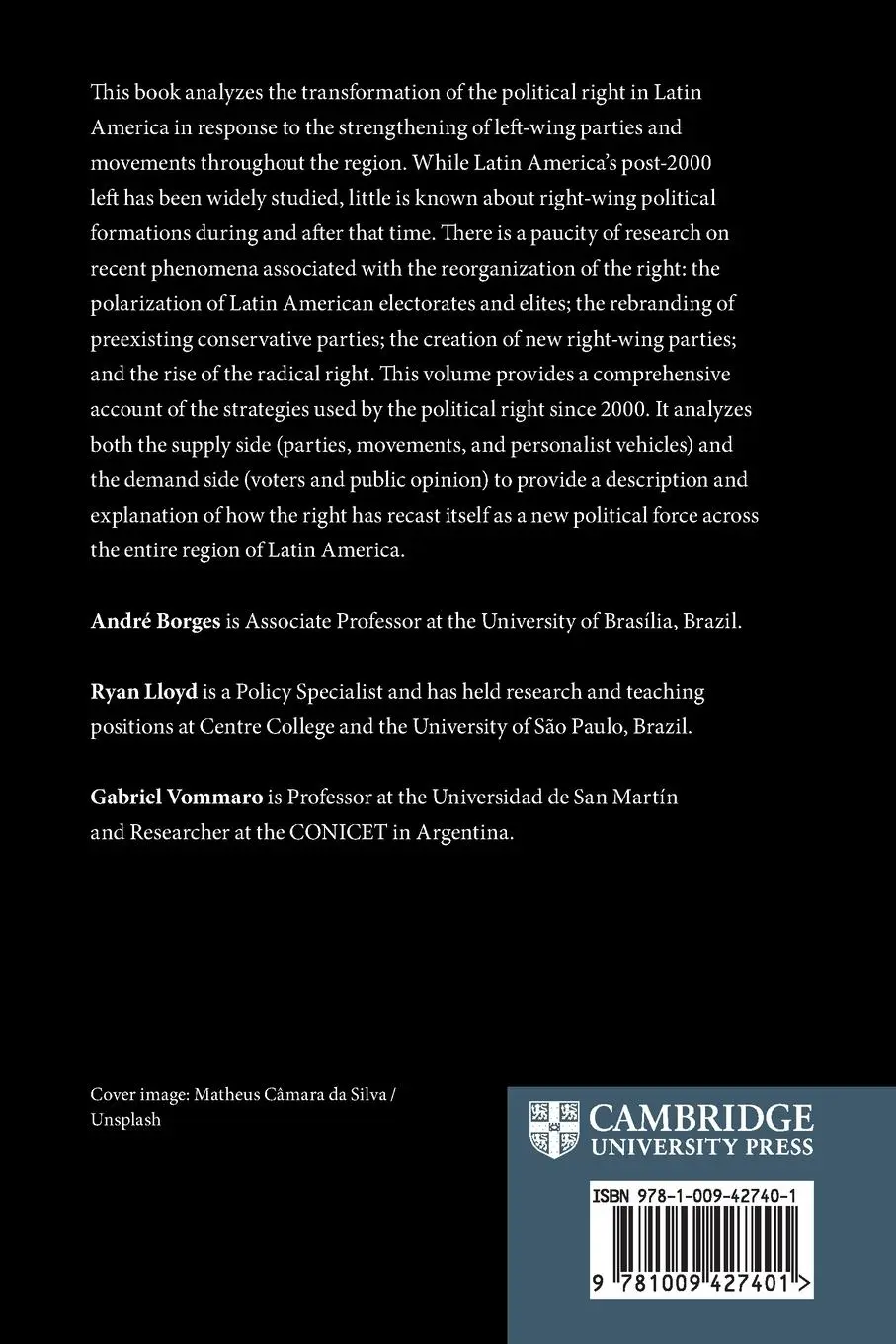 Rückseite: 9781009427401 | The Recasting of the Latin American Right | André Borges (u. a.)