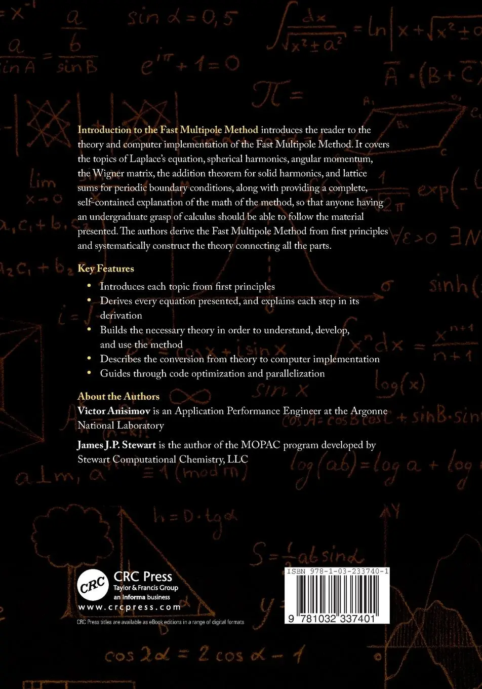 Rückseite: 9781032337401 | Introduction to the Fast Multipole Method | Victor Anisimov (u. a.)