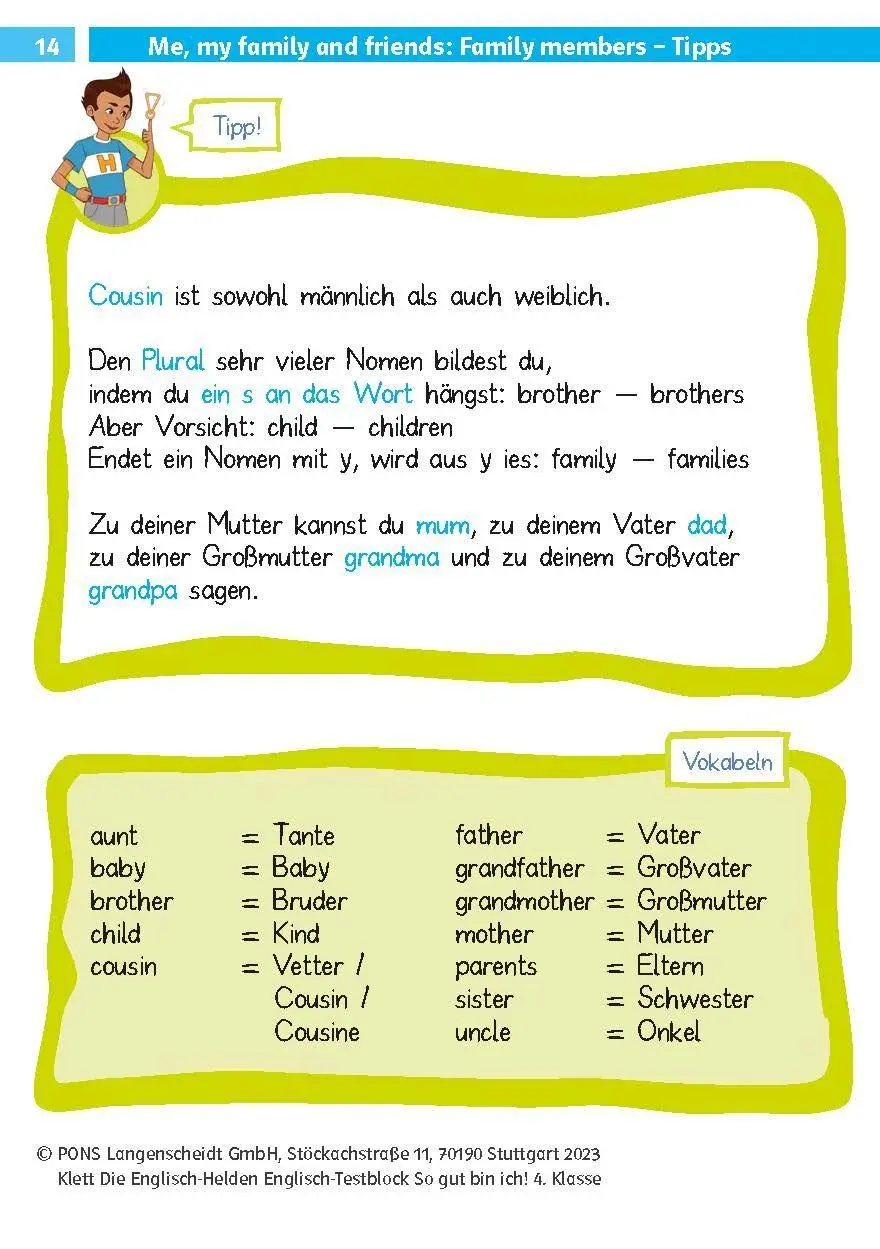 Bild: 9783129497401 | Die Englisch-Helden Englisch-Testblock So gut bin ich! 4. Klasse